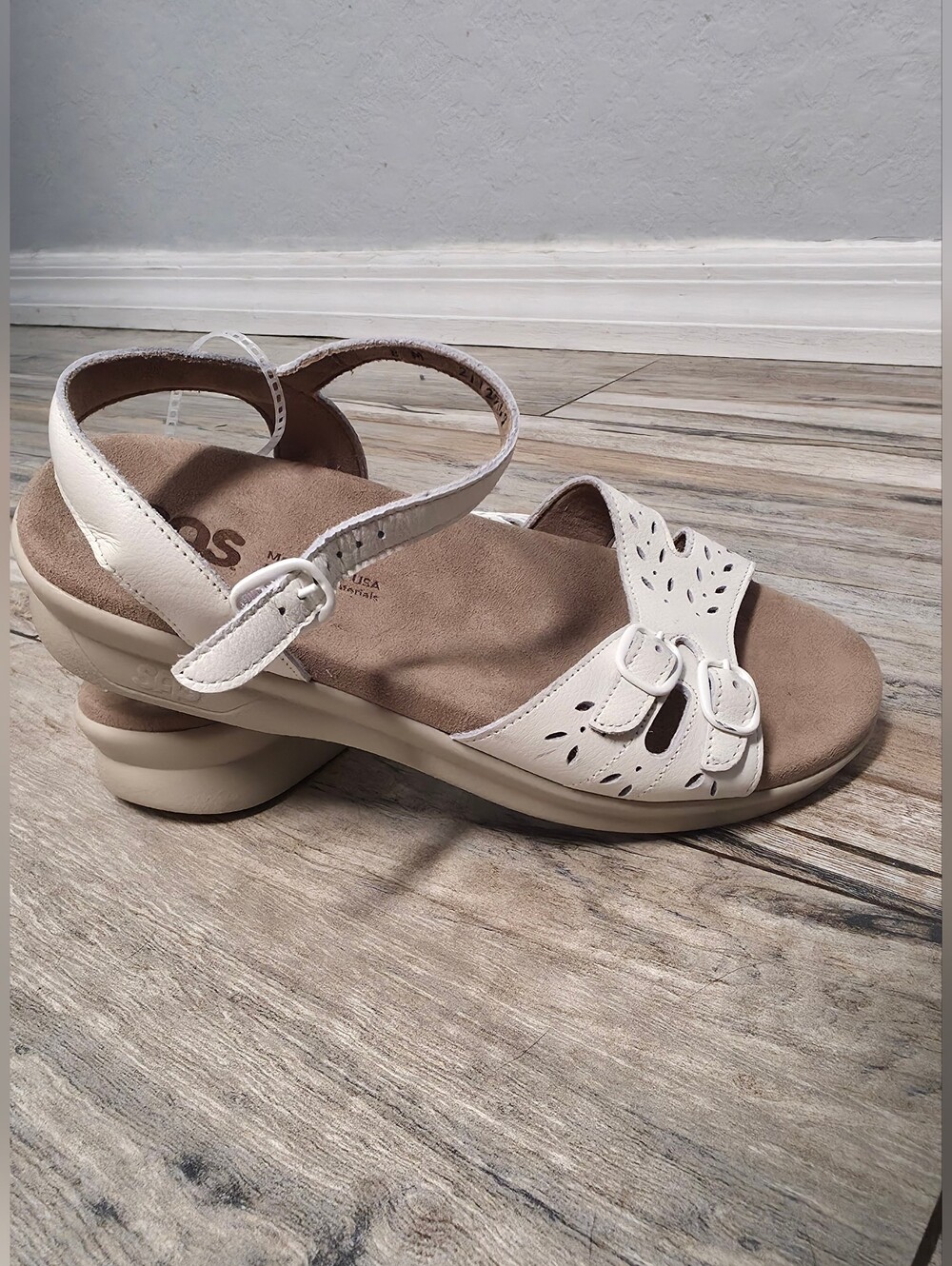 SAS Duo Leather Sandals, 8 M, Color Halo